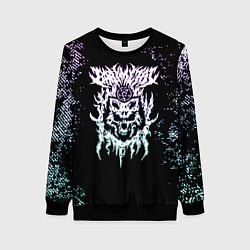 Свитшот женский Babymetal бэбиметалл, цвет: 3D-черный