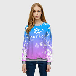 Свитшот женский Astro, цвет: 3D-меланж — фото 2