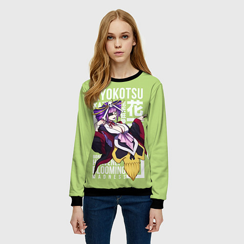 Женский свитшот Katen Kyоkotsu / 3D-Черный – фото 3