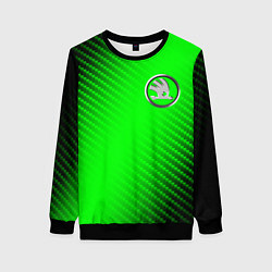 Свитшот женский ШКОДА Карбон, цвет: 3D-черный