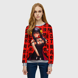 Свитшот женский Семья Шпиона ЙОР Yor spy x family, цвет: 3D-меланж — фото 2