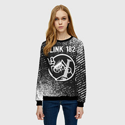 Свитшот женский Blink 182 КОТ Спрей, цвет: 3D-черный — фото 2