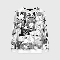 Женский свитшот Ангельские ритмы паттерн