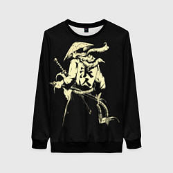 Свитшот женский Ниндзя-воин, цвет: 3D-черный