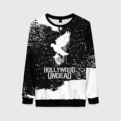 Свитшот женский Hollywood Undead - CHAOS Out Now, цвет: 3D-черный