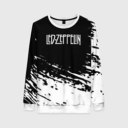 Свитшот женский LED ZEPPELIN ЛЕД ЗЕППЕЛИН, цвет: 3D-белый