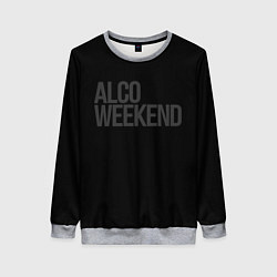 Свитшот женский Alco weekend, цвет: 3D-меланж