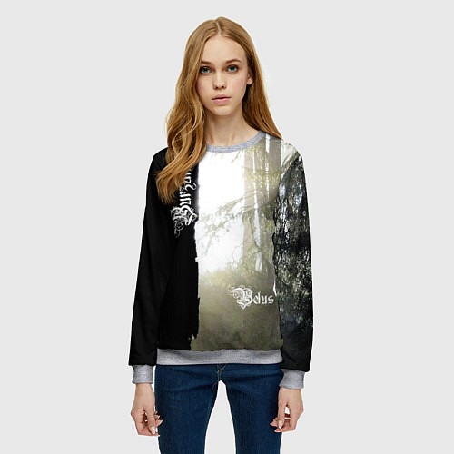 Женский свитшот Burzum - Belus / 3D-Меланж – фото 3