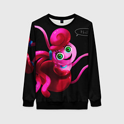Свитшот женский POPPY PLAYTIME - Mommy long legs Мама длинные ноги, цвет: 3D-черный