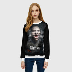 Свитшот женский Slipknot - The Gray Chapter - Corey Taylor, цвет: 3D-белый — фото 2