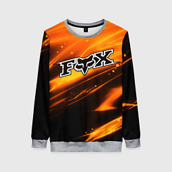 Свитшот женский FOX RACING - ФОКС СИЯНИЕ, цвет: 3D-меланж