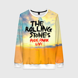 Свитшот женский Hyde Park Live - The Rolling Stones, цвет: 3D-белый