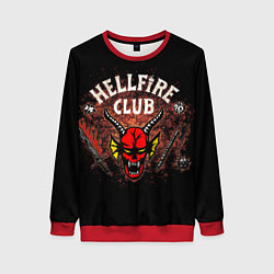 Свитшот женский Hellfire club, цвет: 3D-красный