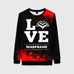 Свитшот женский Warframe Love Классика, цвет: 3D-черный