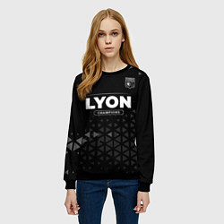 Свитшот женский Lyon Champions Uniform, цвет: 3D-черный — фото 2