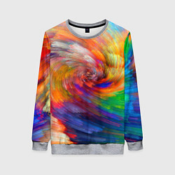 Женский свитшот MULTICOLORED SWIRLS