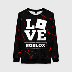 Свитшот женский Roblox Love Классика, цвет: 3D-черный