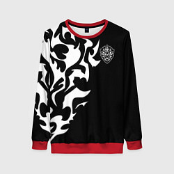 Свитшот женский ПРОКЛЯТЫЙ ЩИТ ВОСХОЖДЕНИЕ ГЕРОЯ, цвет: 3D-красный