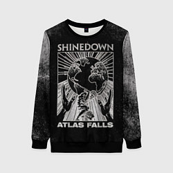 Свитшот женский Atlas Falls - Shinedown, цвет: 3D-черный