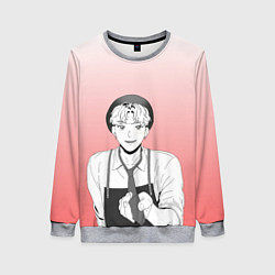 Свитшот женский Чан У протягивает галстуг, цвет: 3D-меланж