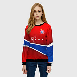 Свитшот женский Bayern munchen sport, цвет: 3D-черный — фото 2