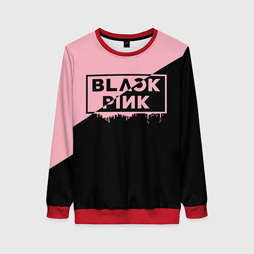 Женский свитшот BLACKPINK BIG LOGO / 3D-Красный – фото 1