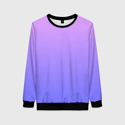 Женский свитшот PINK-PURPLE GRADIENT ГРАДИЕНТ РОЗОВО-ФИОЛЕТОВЫЙ