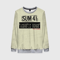 Свитшот женский Sum 41 - The Acoustics Full Album, цвет: 3D-меланж