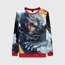 Свитшот женский Metal Gear Rising: Revengeance, цвет: 3D-красный