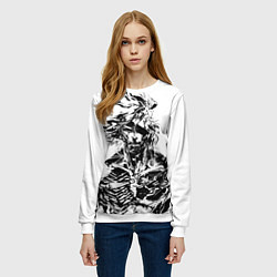 Свитшот женский Metal Gear Rising: Revengeance, цвет: 3D-белый — фото 2