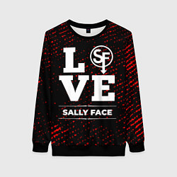 Свитшот женский Sally Face Love Классика, цвет: 3D-черный