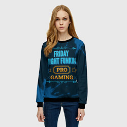 Свитшот женский Игра Friday Night Funkin: PRO Gaming, цвет: 3D-черный — фото 2