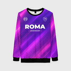 Свитшот женский Roma Legendary Sport Grunge, цвет: 3D-черный