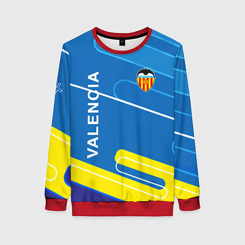 Женский свитшот Valencia Абстракция / 3D-Красный – фото 1