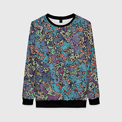 Женский свитшот Галлюциногенные узоры