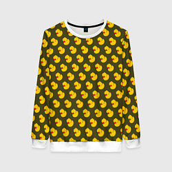 Женский свитшот Ути Коричнево-зелёный