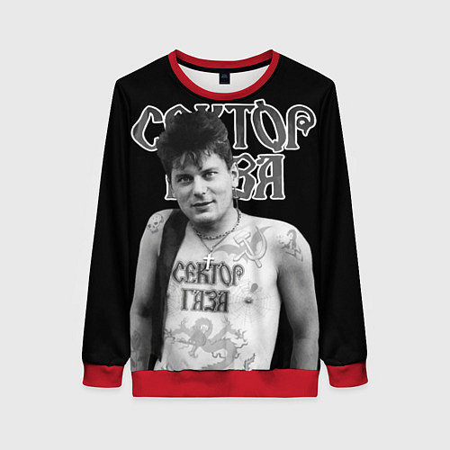 Женский свитшот Gas Sector / 3D-Красный – фото 1