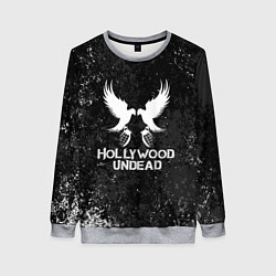 Свитшот женский Hollywood Undead - Hu, цвет: 3D-меланж