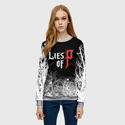 Свитшот женский Лайс оф Пи - Lies of P, цвет: 3D-меланж — фото 2