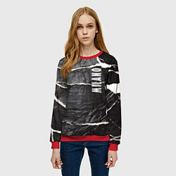 Свитшот женский Vanguard rags - Milano, цвет: 3D-красный — фото 2