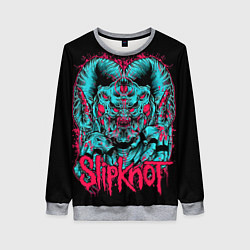 Свитшот женский Slipknot demon, цвет: 3D-меланж