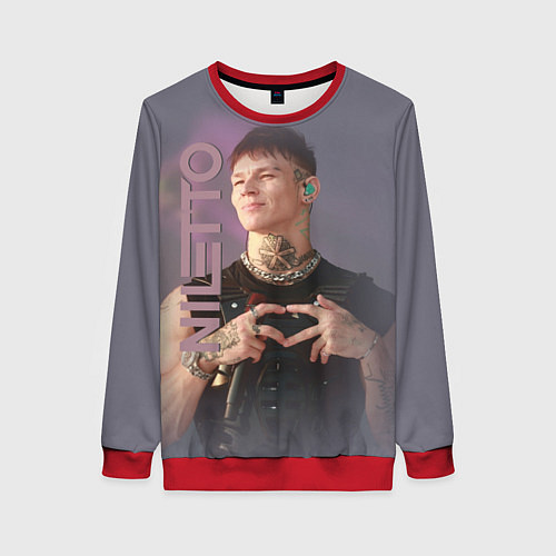 Женский свитшот Niletto- моя любимка / 3D-Красный – фото 1