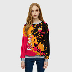 Свитшот женский Roma Краска, цвет: 3D-меланж — фото 2