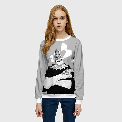Женский свитшот Juuzou Inui / 3D-Белый – фото 3