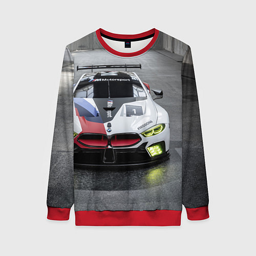 Женский свитшот BMW M8 - M Power - Motorsport / 3D-Красный – фото 1