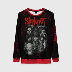 Свитшот женский Slipknot dark, цвет: 3D-красный