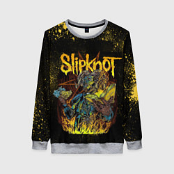 Свитшот женский Slipknot Yellow Monster, цвет: 3D-меланж