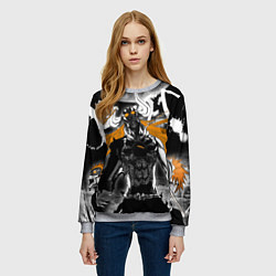 Свитшот женский Облик пустого- Ичиго, цвет: 3D-меланж — фото 2