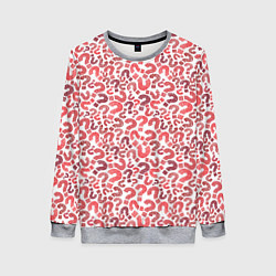 Женский свитшот Вопросительные знаки разноцветные