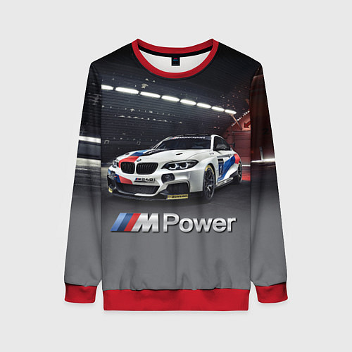 Женский свитшот BMW M 240 i Racing - Motorsport - M Power / 3D-Красный – фото 1